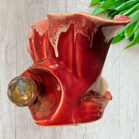 Vintage MCM Swan Console Planter Lamp USA Hard to Find - Picture 9 of 10